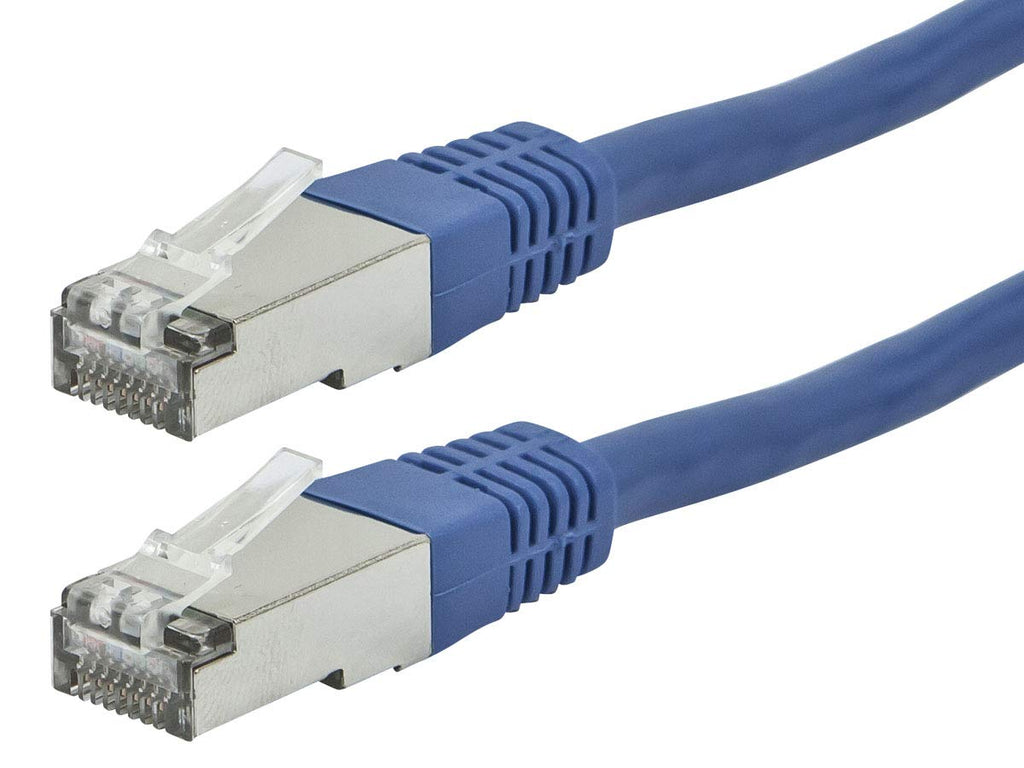  [AUSTRALIA] - Monoprice Cat6A Ethernet Patch Cable - 7 feet - Blue | Zeroboot, RJ45, Stranded, 550Mhz, STP, Pure Bare Copper Wire, 10G, 26AWG - Entegrade Series 7ft