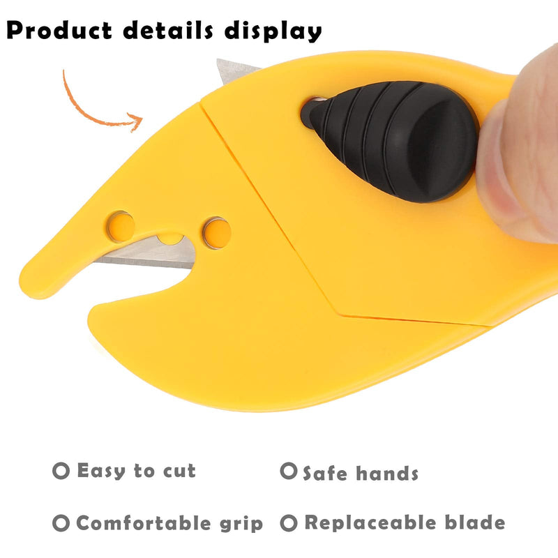  [AUSTRALIA] - Dual Blade Universal Package Opener, Pocket Box Utility Knife Set, Including Extra 10 Pieces Fast Change Blade