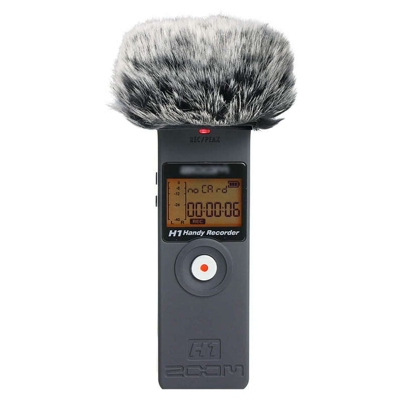  [AUSTRALIA] - YOUSHARES Zoom H1 Recorder Short Furry Outdoor Windscreen Muff, Pop Filter/Wind Cover Shield Fits Zoom H1 Handy Portable Recorder