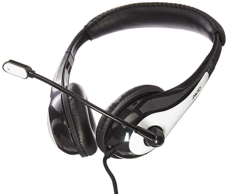  [AUSTRALIA] - AVID Education 1EDU-AE36WH-ITE Headphone with OOM Microphone, Single Plug, White (FBA_AE-36WHITE)
