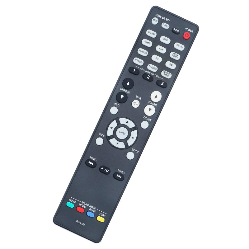 RC-1167 Replace Remote Control Applicable for Denon AV Receiver AVR-2113 AVR-2113CI AVR-1913 AVR-2313CI AVR-2313 AVR2113 AVR2113CI AVR1913 AVR2313CI AVR2313 - LeoForward Australia