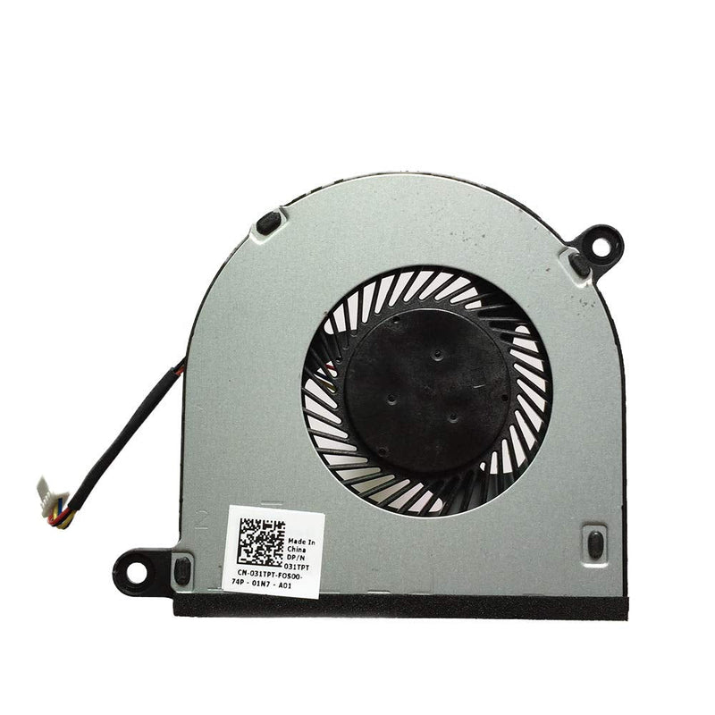  [AUSTRALIA] - CPU Cooling Fan Cooler Intended for Dell Inspiron 13 5368 5378 5379 7368 7375 7378 15 5568 5578 5579 7579 7569 Latitude 3390 3379 2 in 1 Laptop Replacement Fan DP/N: 031TPT