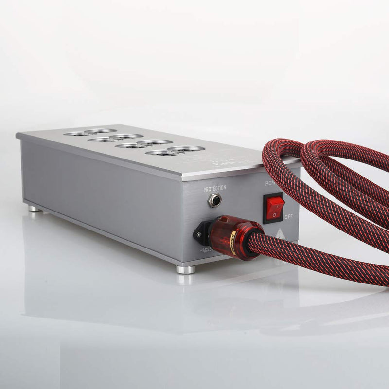 Audiocrast HiFi Power Cable 125V 15A, Hi End Amplifier Power Cord Braided Sleeve Audiophile AC Power Cable with US Plug (3.3FT/1M) 3.3FT/1M - LeoForward Australia