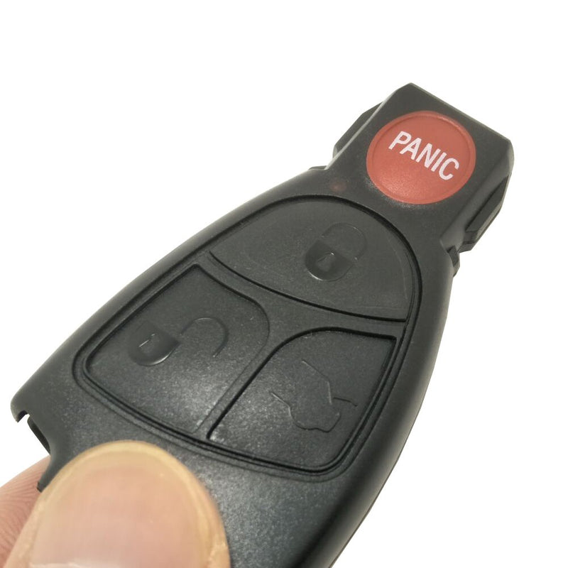 [AUSTRALIA] - Horande Replacement 4 Buttons Remote Control Key Fob Case Fit Mercedes Benz E C R CL GL SL CLK SLK Smart Key Fob Cover Shell No Chips