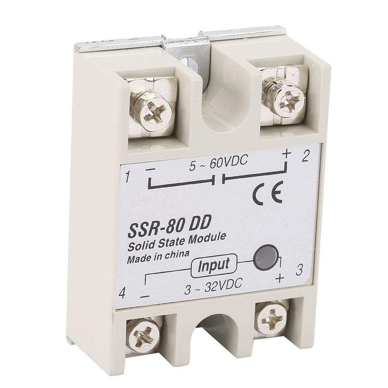  [AUSTRALIA] - 80A Solid State Relay SSR Relay Module 5mA - 25mA DC 3V-32V to DC 5V-60V 80DD 80A