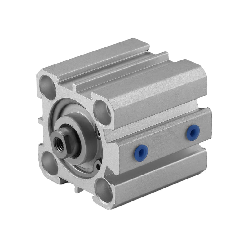  [AUSTRALIA] - Othmro SDA25 x 25 Sealing Thin Air Cylinder Pneumatic Air Cylinders, 25mm/0.98inch Bore 25mm/0.98inch Stroke for M5 Aluminium Alloy Pneumatic Components for Pneumatic and Hydraulic Systems 1pcs Grey