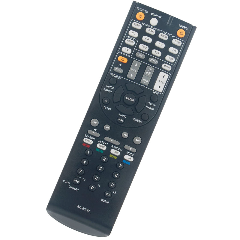  [AUSTRALIA] - RC-837M Replacement Remote Control fit for Onkyo AV Receiver TX-NR616 TX-NR616B TX-NR616S TX-NR616(B)/(S)