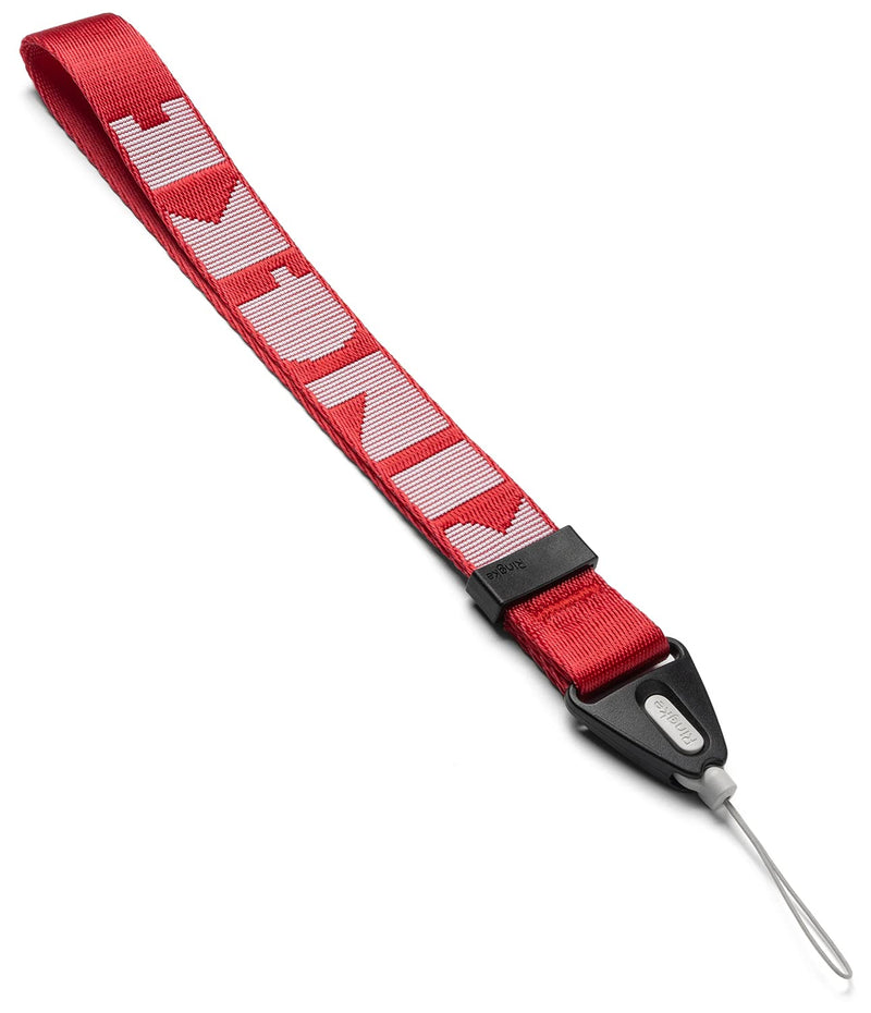  [AUSTRALIA] - Ringke Lanyard Hand Strap Designed for Cell Phone Cases, Keys, Cameras & ID Wristlet Strap String - Lettering Red