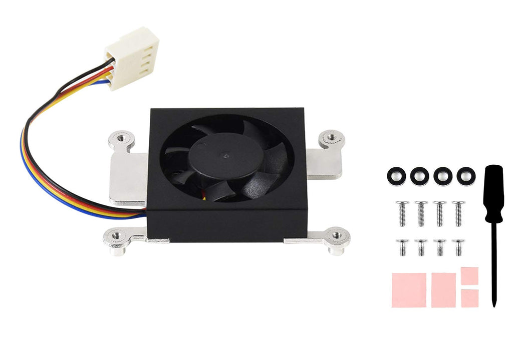  [AUSTRALIA] - for Raspberry Pi Compute Module 4 Cooling Fan Raspberry Pi CM4 Heatsink CPU Cooling Fan Cooler Radiator with Thermal Tapes, Low Noise, Fast Heat Dissipation CM4 Cooling Fan