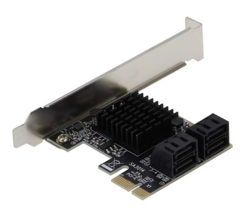  [AUSTRALIA] - Sedna - PCIe 4 Port SATA6G Adapter Card (Marvell 9215) with Low Profile Bracket