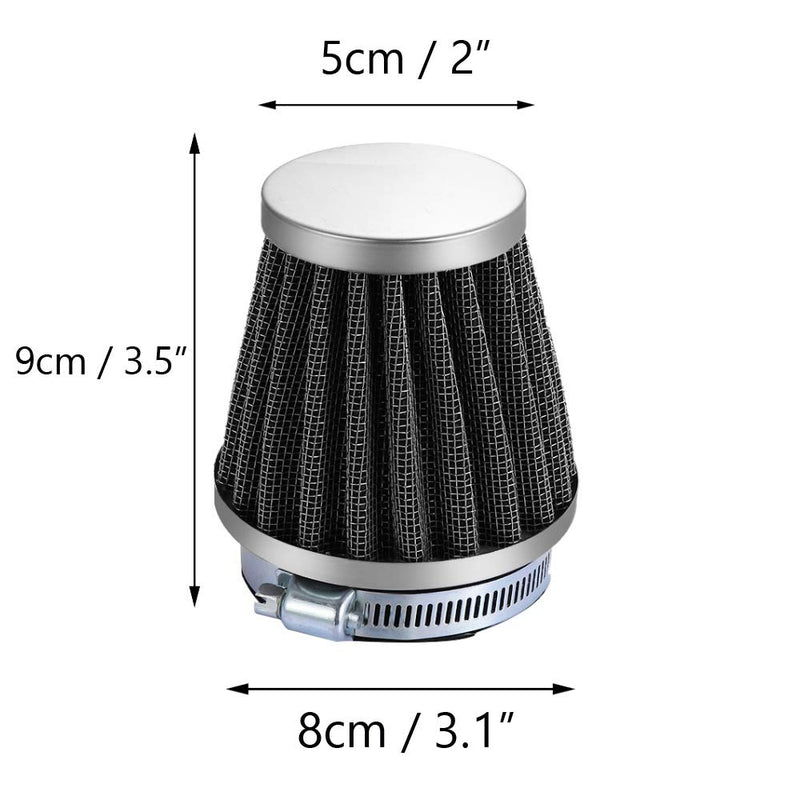  [AUSTRALIA] - ESUPPORT 35mm Mini Cone Cold Air Intake Filter Turbo Vent Clean Fresh Car Motorcycle