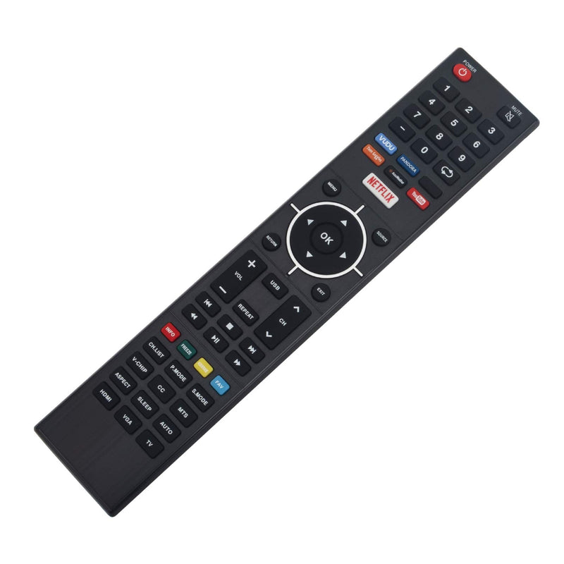  [AUSTRALIA] - Replace TV Remote fit for ELEMENT 4K Smart E4SJ5516H ELEFJ322S ELSFS422 E4SFC421 E4SFC551 E4SFT551 Elst3216h E4SFC651 ELEFS403S ELSFS502 E4S4316H LED TV Remote Control with VUDU NETFLIX Keys E4ST4316H