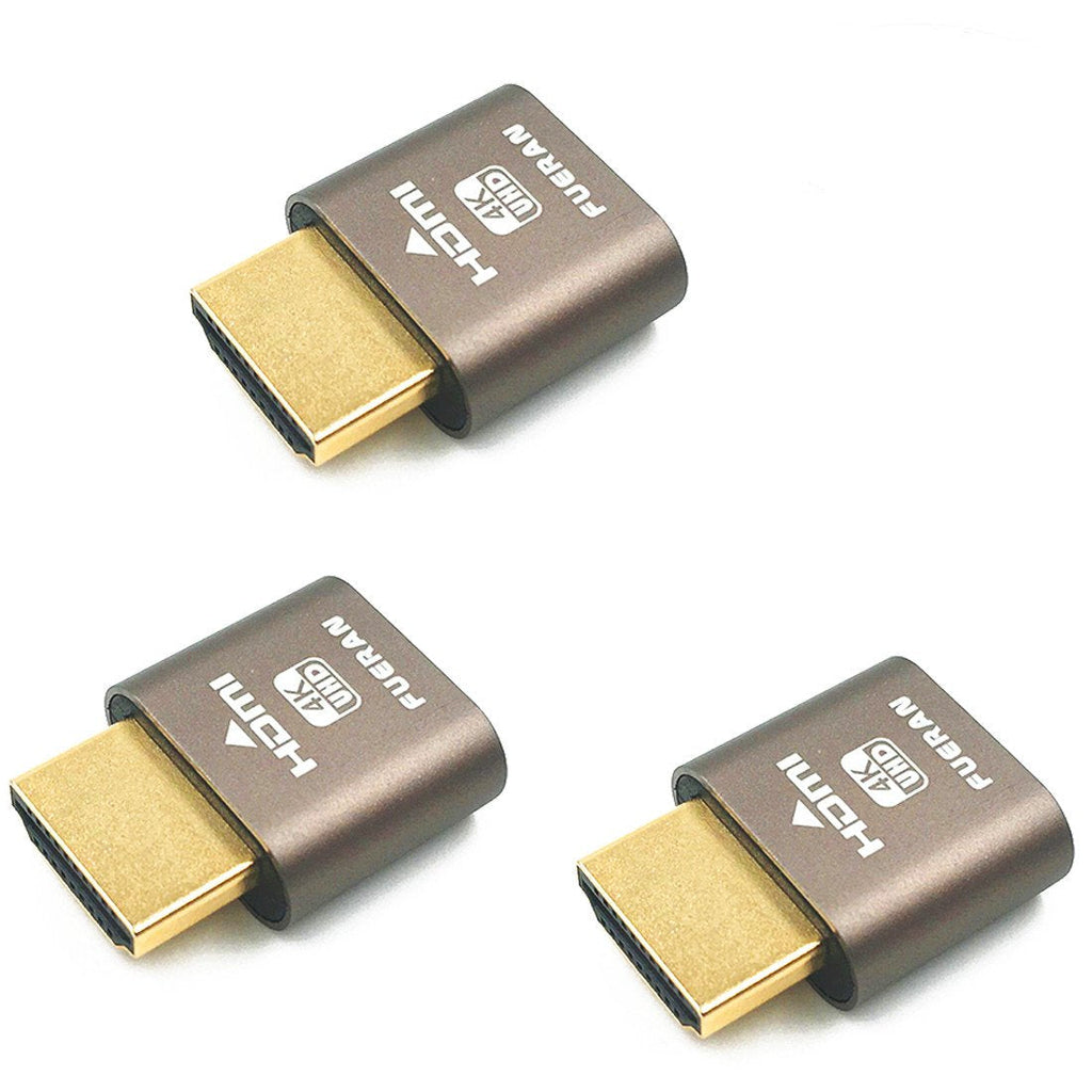  [AUSTRALIA] - HDMI Dummy Plug Headless Ghost Display Emulator （Fit Headless-1920x1080 New Generation@60Hz）-3Pack