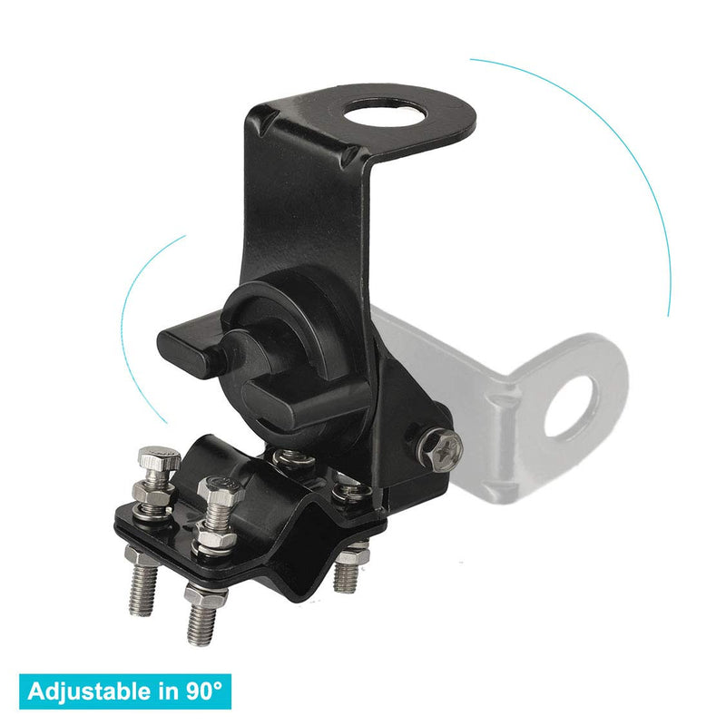  [AUSTRALIA] - Bingfu Vehicle CB Radio Mobile Radio Antenna Mirror Mount Bumper Roof Rack Pole Mount Fixed Bracket for Car Truck CB Radio VHF UHF Ham Radio Amateur Radio Mobile Radio Antenna SO239 Female Connector