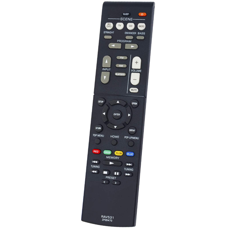  [AUSTRALIA] - RAV531 ZP35470 Replacement Remote fit for Yamaha AV Receiver HTR-3068 HTR-4068 RX-V379 RX-V379BL RX-V381 RX-V381BL RX-V479 RX-V579 TSR-5790 TSR-5790BL YHT-3920BL YHT-3920UBL YHT-4920BL YHT-4920UBL