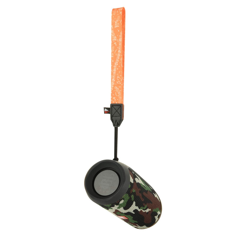  [AUSTRALIA] - Travel Carrying Strap for JBL Go/JBL Flip 4/JBL Flip 5, TXEsign Wristlet Lanyard Keychain Holder for Keys, Portable Bluetooth Speakers, Wallets, Camera (Orange Note) Orange Note