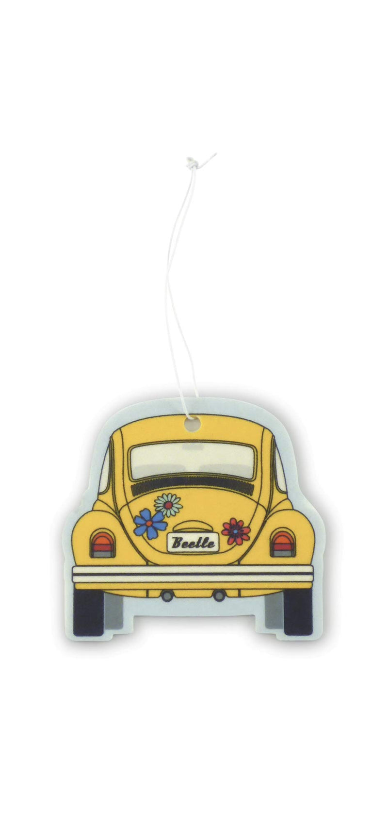 BRISA VW Collection - Volkswagen Scented Car Air Freshener Fragrance Deodorizer for Car/Auto or Home with Volkswagen Beetle/Bug Front Design (Coconut/Yellow/2-pc Set) - LeoForward Australia