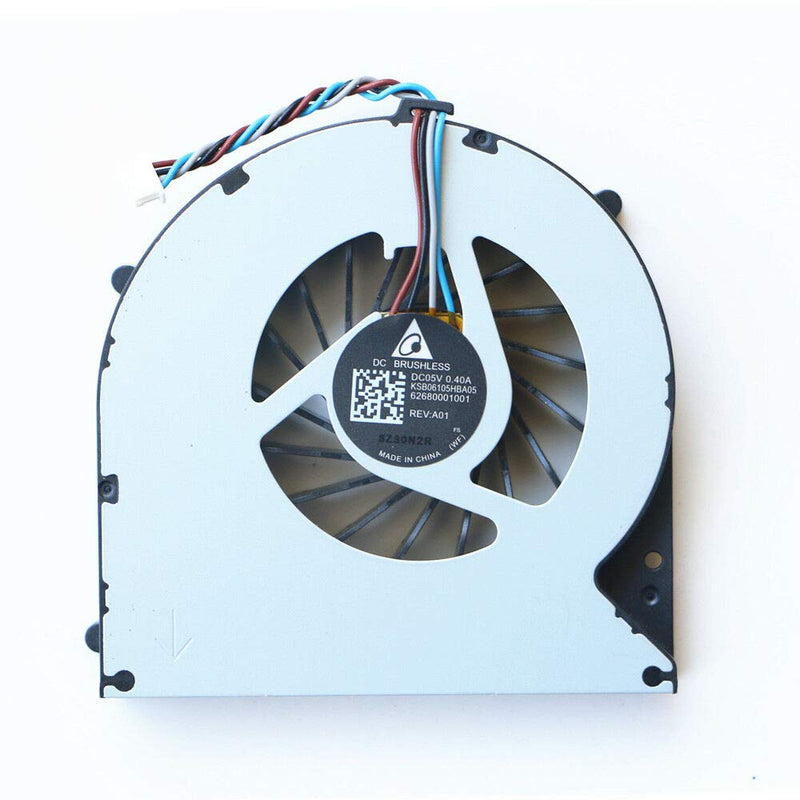  [AUSTRALIA] - DBParts New CPU Cooling Fan for Toshiba Satellite P870 P870D P875 P875D P875-S7310 P875-S7102 P875-S7200 P875-S7310 P875 P875-31l, P/N: KSB06105HB-BK41 V000280260 V000280270 4pin