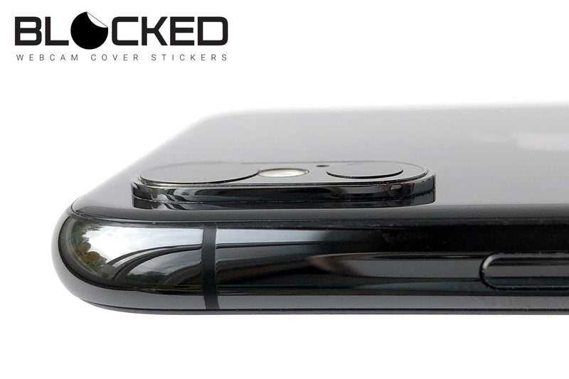  [AUSTRALIA] - BLOCKED Webcam/Camera Vinyl Covers | 57 Low-Tack Reusable Webcam Sticker | 3-Sizes | Black