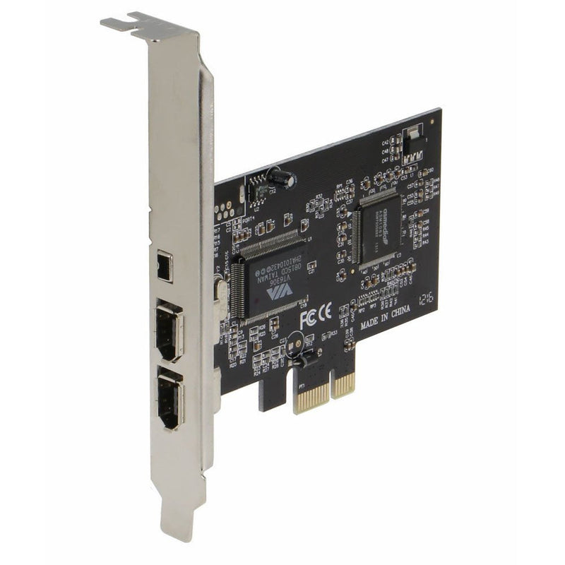  [AUSTRALIA] - Sedna - PCIe (PCI Express) 3 Ports 1394A (Firewire) Adapter Card (VIA) (3E, 2X 6 Pin + 1 x 4 Pin External Port) with Low Profile Bracket