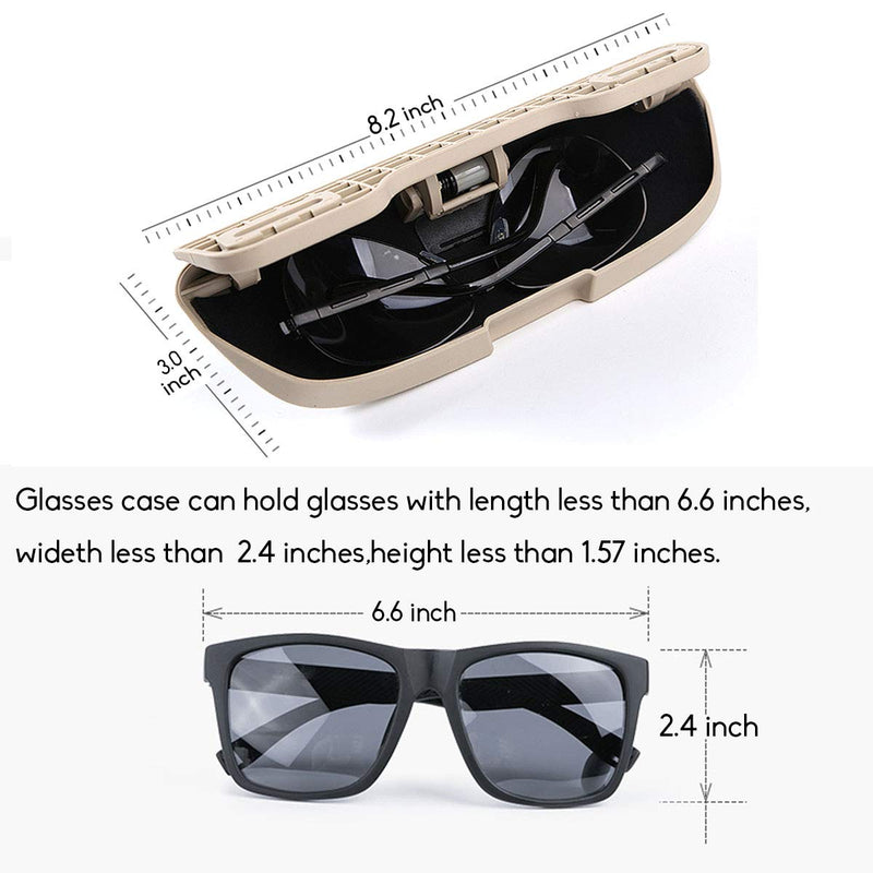  [AUSTRALIA] - Sunglasses Holder for BMW 1 3 5 6 7 X3 X5 X7 Series,Glasses Case Storage Box Replace for Driver Side Overhead Grab Handle (Fits:F30 F31 F80 F34 F10 F11 F25/G20 G30 G31 G32 G11 G12 G01 G05 G07) (Black) Black