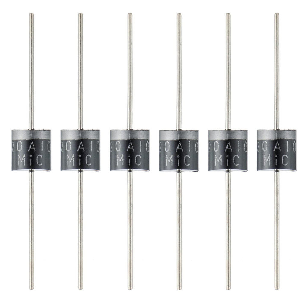  [AUSTRALIA] - BOJACK 20A10 Rectifier Diode 1000 Volt Electronic Silicon Diodes（Pack of 20 Pcs）