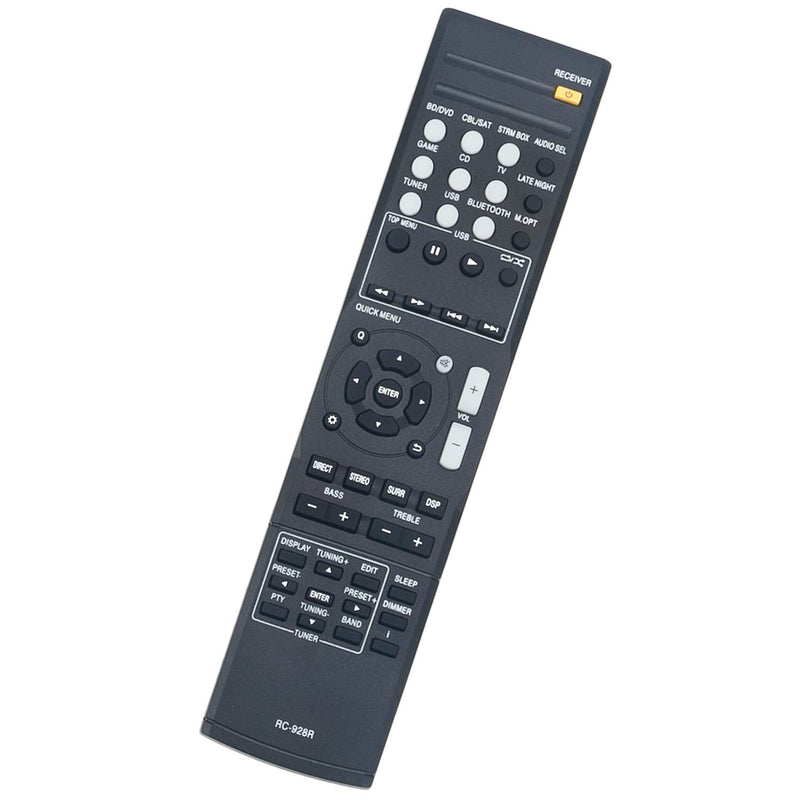 RC-928R Replace Remote Control Applicable for Onkyo AV Receiver TX-SR353 HT-S3800 HT-S3900 HT-R397 HTP-395 TX-SR373 TXSR353 HTS3800 HTS3900 HTR397 HTP395 TXSR373 - LeoForward Australia