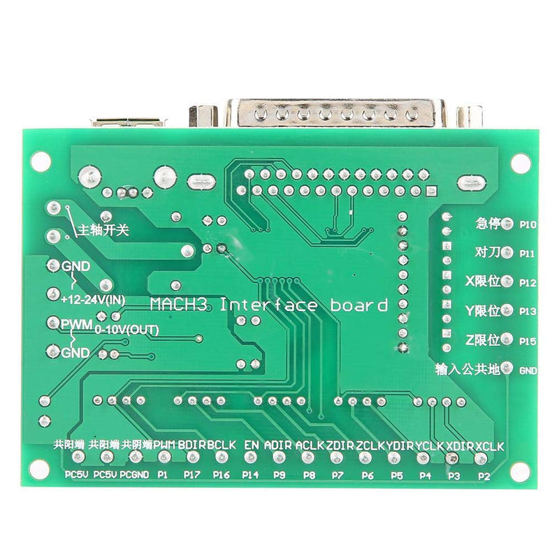  [AUSTRALIA] - Stepper Motor Breakout Board, MACH3 5 Axis USB Interface Breakout Board for CNC Stepper Motor