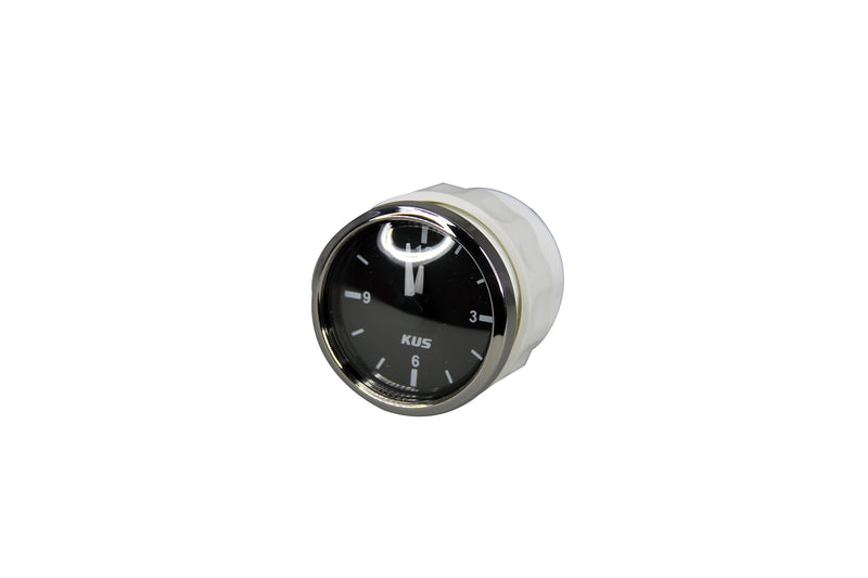  [AUSTRALIA] - KUS Pactrade Marine Boat Marine Car RV Truck Hour Quartz Clock Gauge Dial 12 Hour 12V/24V