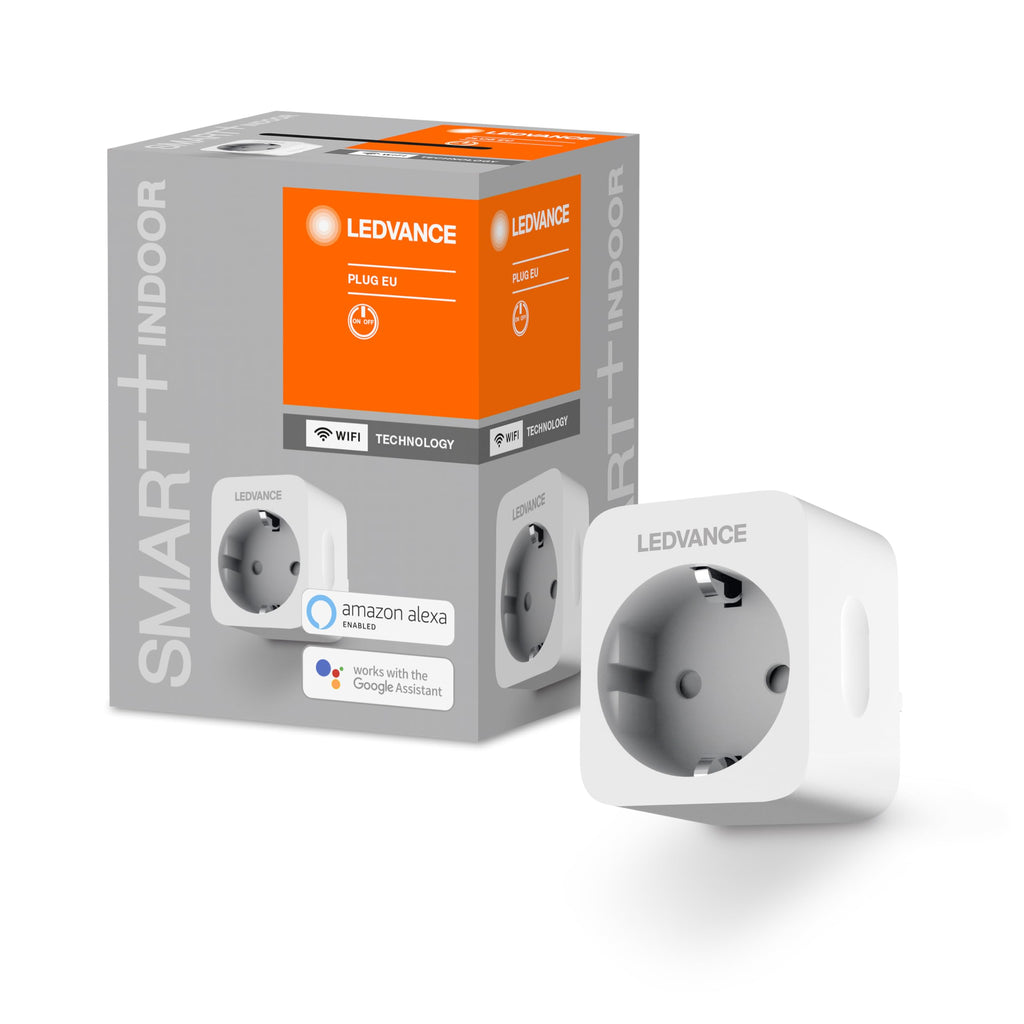  [AUSTRALIA] - LEDVANCE wifi socket, WiFi electricity meter for socket for the SMART Home. Compatible and controllable with Google, Alexa or via app, 2.4GHz, pack of 1 indoor latest model