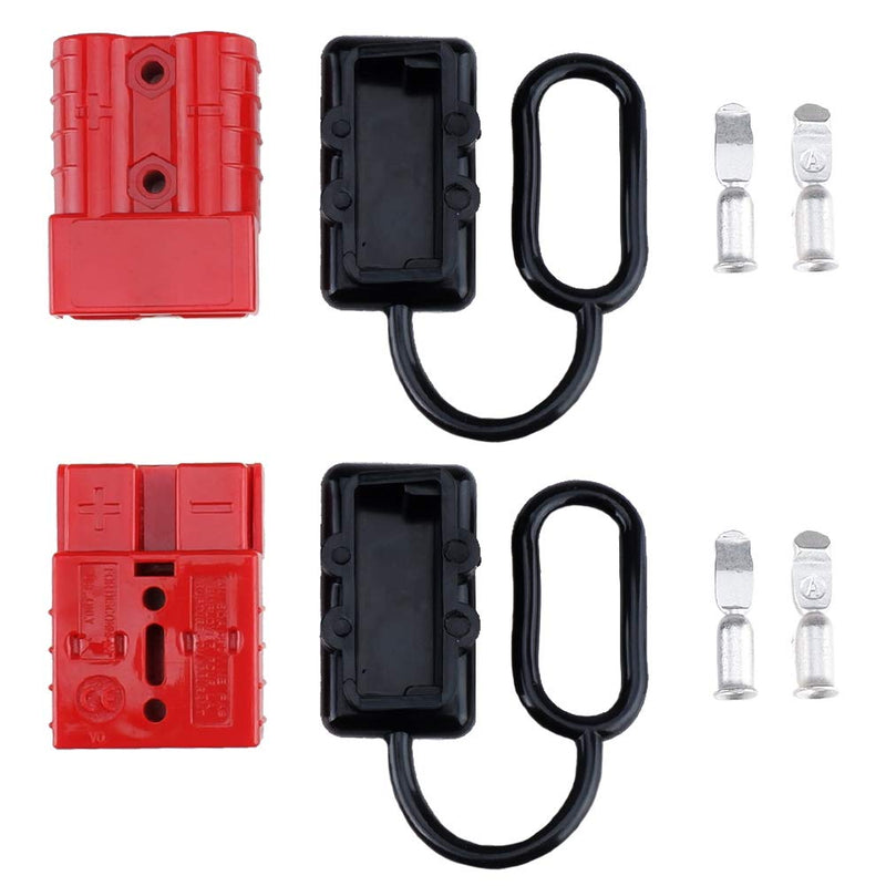  [AUSTRALIA] - MUYI 6-10,12 AWG Battery Quick Connect/Disconnect Wire Harness Plug Connector 50A 12-36V DC