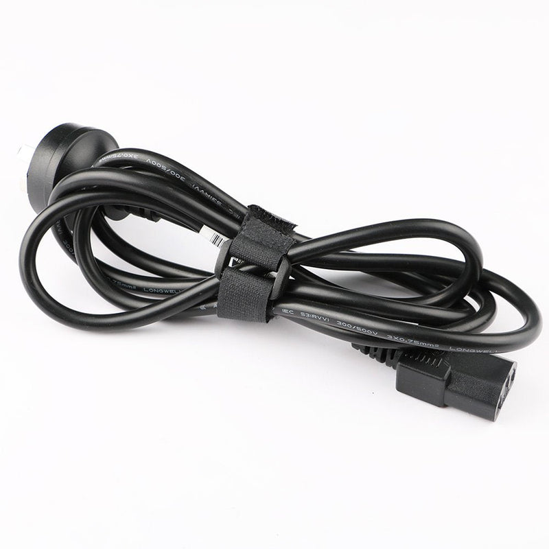  [AUSTRALIA] - FULARR 20Pcs Cable Straps, Reusable Cable Ties & Cinch Strap Set, Multipurpose Hook and Loop Straps Fastener, Cable Storage Organizer, 3 Different Sizes (20x2cm, 30x2cm, 40x2cm) –– Black