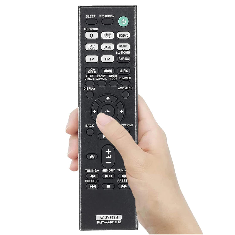 New RMT-AA401U Replaced Remote Control for Sony AV Receiver STRDH190 149337011 STRDH590 STR-DH190 STR-DH590 STRDH790 STR-DH790 Replacement Control with Two Batteries - LeoForward Australia