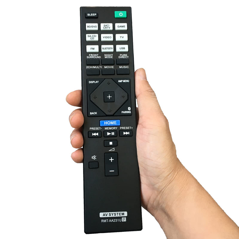  [AUSTRALIA] - RMT-AA231U Replacement Remote Control Compatible for Sony 7.2ch Home Theater AV Receiver STR-DH770 STRDH770