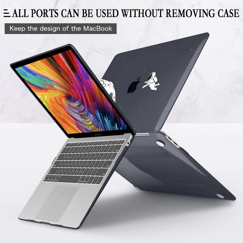  [AUSTRALIA] - CISSOOK Case Compatible with MacBook Air 13.6 Inch 2022 Release Model A2681 M2 Chip Astronaut, Clear Black Space Hard Shell with Keyboard Cover for MacBook Air 13.6" 2022 with Touch ID, Astronaut Air13.6inch-Astronaut