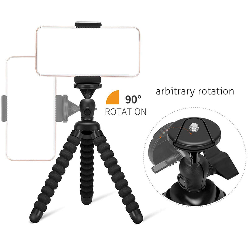  [AUSTRALIA] - Ailun Digtal Camera Tripod Mount Stand Camera Holder for iPhone 14/14 Pro/14 Plus/14 Pro Max/13/13 Pro/13 Pro Max/12/12Pro/12Pro Max/11/11 Pro/X XR Xs Max 8 7 Plus Digtal Camerara and More Black