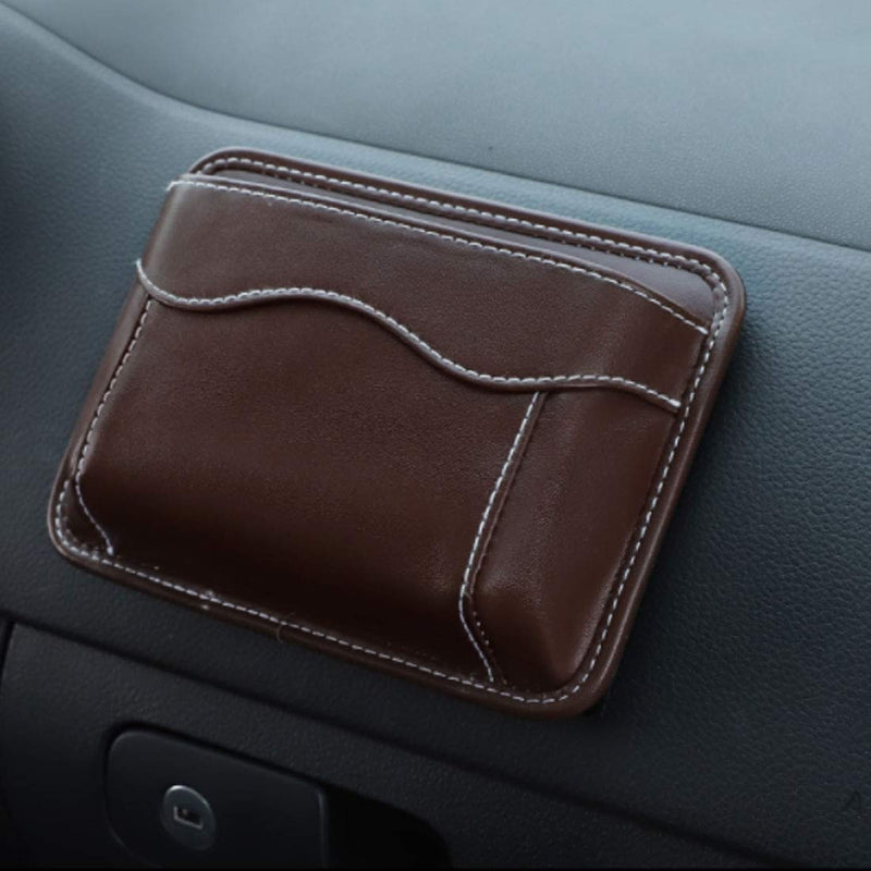  [AUSTRALIA] - Car Side Pocket Organizer, Auto Seat Pockets PU Leather Pen Phone Holder Tray Pouch Used for Car Door, Window, Console, Seat -Fits to Organize Document, Registration, Notepad, Gadgets, Pen(All Black)) All black