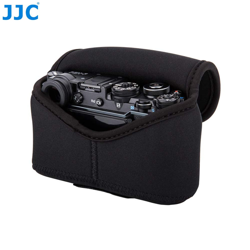  [AUSTRALIA] - JJC Ultra Light Neoprene Black Camera Case for A6600/A6500/A6400/A6300/A6100/A6000 with 16-50mm lens, RX1RII, SX420IS, LX100II, fp, fp L and other camera with lens up to 4.7 x 2.9 x 3.4 (W x H x D)