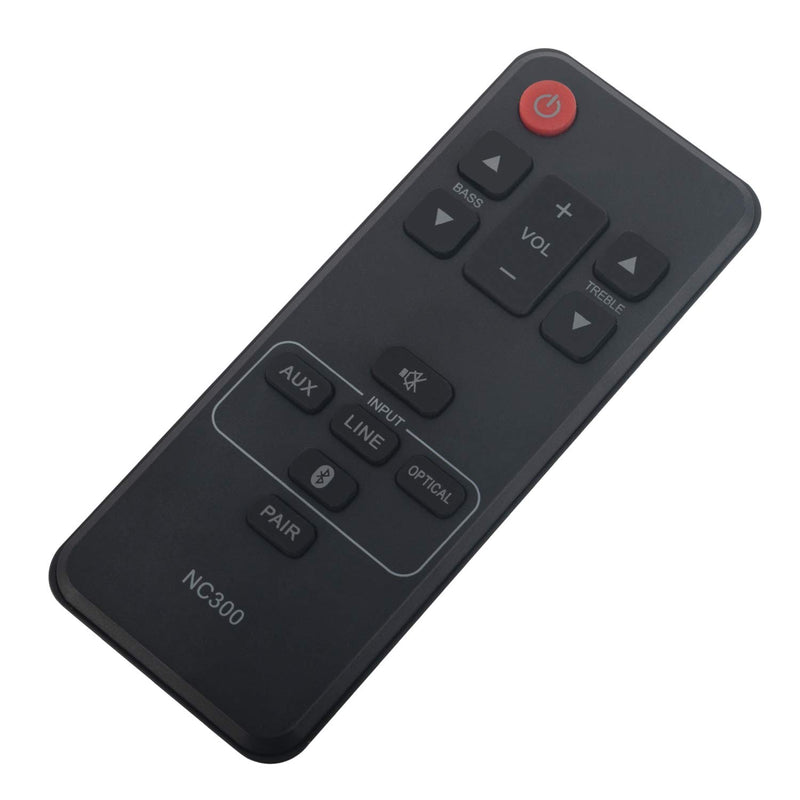 New NC300 Remote Control Replacement - WINFLIKE NC300UH Soundbar Replace Remote Control fit for Sanyo Sound Bar Home Audio FWSB405F FWSB405FA FWSB405FS FWSB405FP Remote Controller - LeoForward Australia