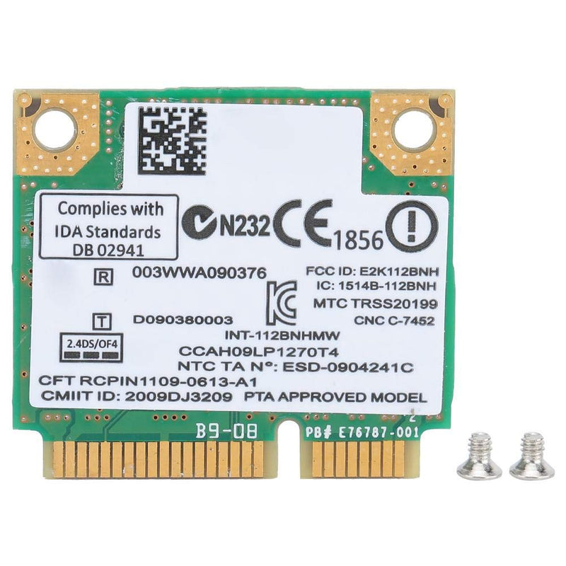  [AUSTRALIA] - ASHATA Wireless Network Card, Mini PCI-E 300Mbps Wireless Network Card for Intel LINK1000 N1000 112BNHMW,Wireless WiFi Card for T420S/X220/T520