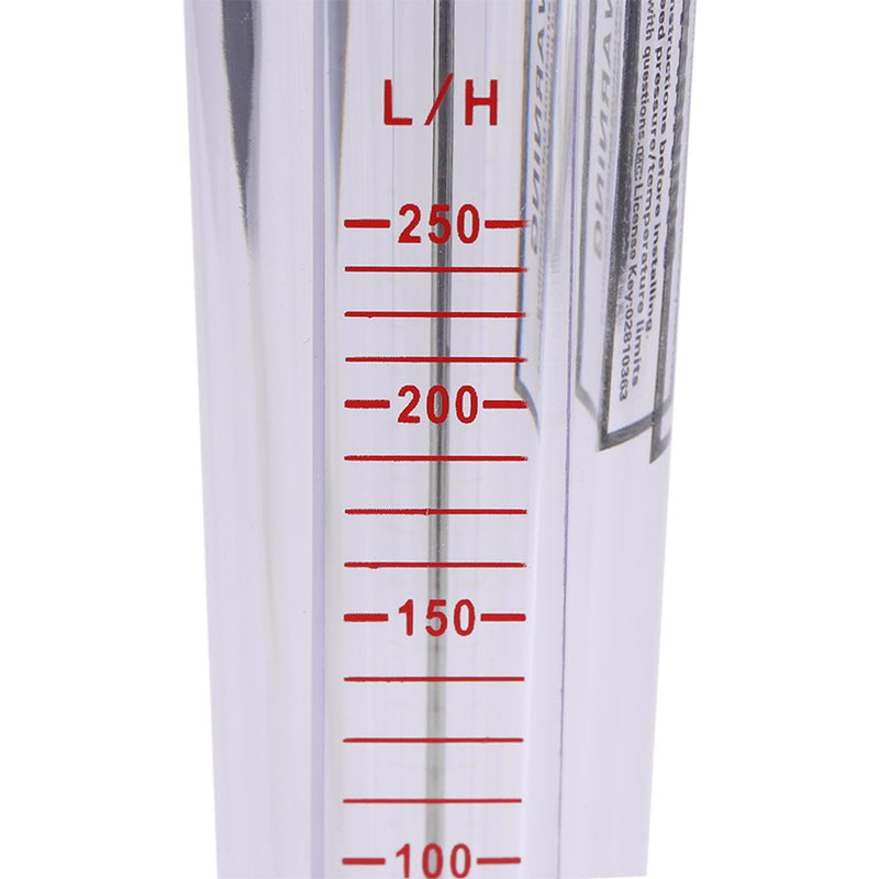 Hilitand 25-250L/H Rotameter Plastic Tube Type Instantaneous Liquid Water Flow Meter DN15 - LeoForward Australia