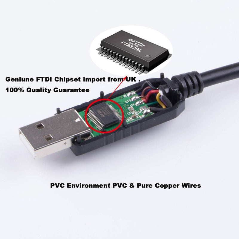  [AUSTRALIA] - USB Serial Programming Cable for Uniden Bearcat BC250D BC296D UBC3300XLT BC246T BR330T BCD396T BC346XT
