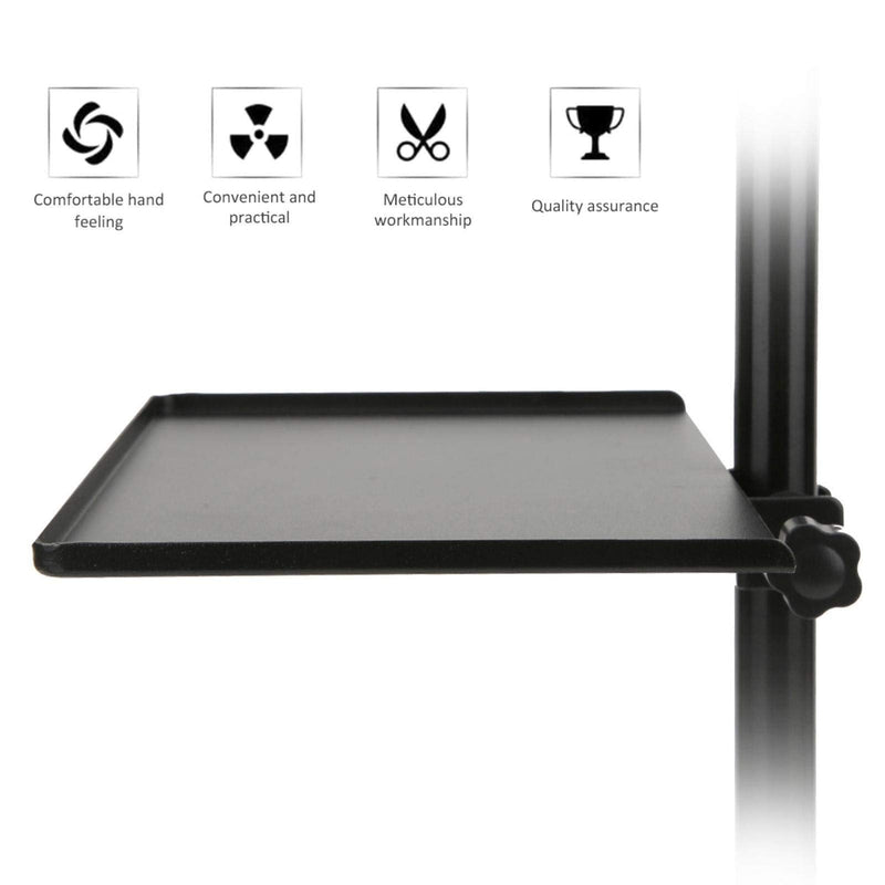  [AUSTRALIA] - Mic Rack Stand Phone Holder, Multifunctional Microphone Stand Tray, Alloy Clamp-On Chat Room for Live Broadcast
