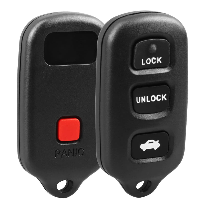  [AUSTRALIA] - NPAUTO Key Fob Replacement, Fits for Toyota Camry 2002 2003 2004 2005 2006, Toyota Solara 2002 2003 - Keyless Entry Remote Control Car Key Fobs, GQ43VT14T