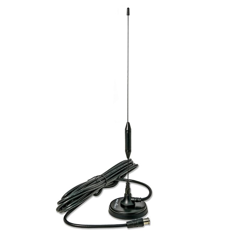  [AUSTRALIA] - Magic Stick TV Digital Adjustable Antenna MS-ANT80 - Super Magnetic Disc Mount Indoor Outdoor HDTV Antenna - Clear 1080p HD TV - 50 Mile Signal Range Fast Plug 16.5 ft Long Wire as Seen on Television Black Ultra Thin