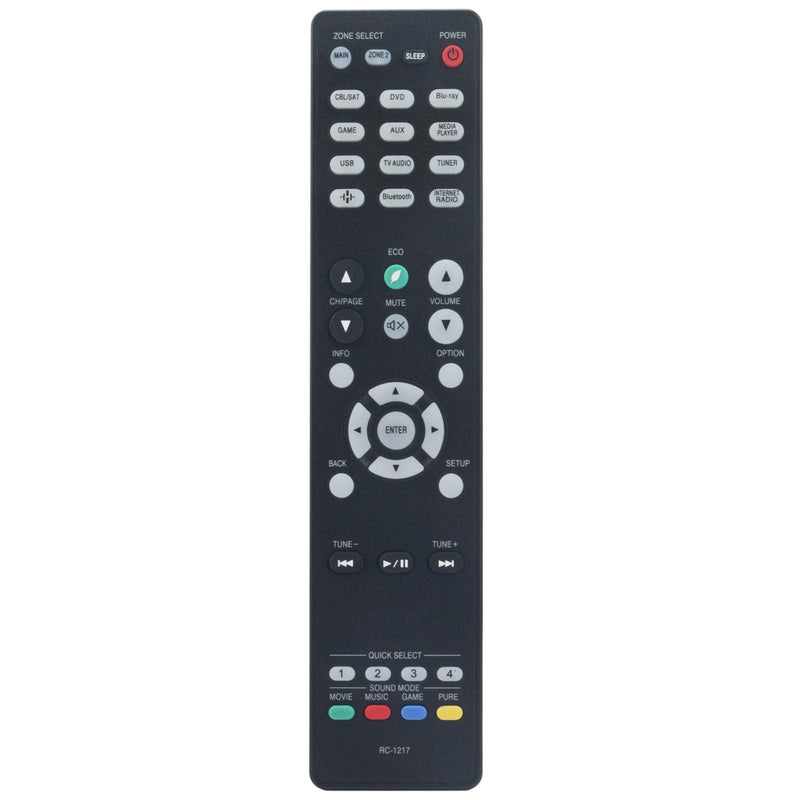  [AUSTRALIA] - RC-1217 Replacement Remote Fit for Denon Integrated Network AV Receiver AVR-S730H AVR-X1400H