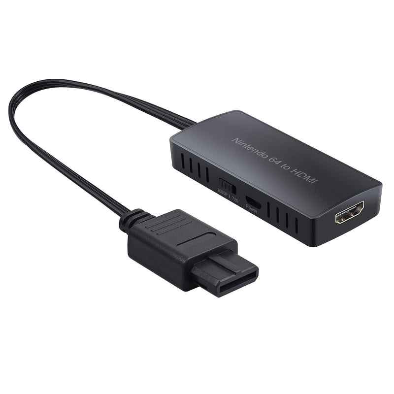  [AUSTRALIA] - LiNKFOR N64 to HDMI Converter with Power Adapter and 3ft HDMI Cable for N64 Gamecube SNES N64 to HDMI Adapter Support 1080P/720P SNES to HDMI Cable Gamecube to HDMI for HDTV HDMI Monitor