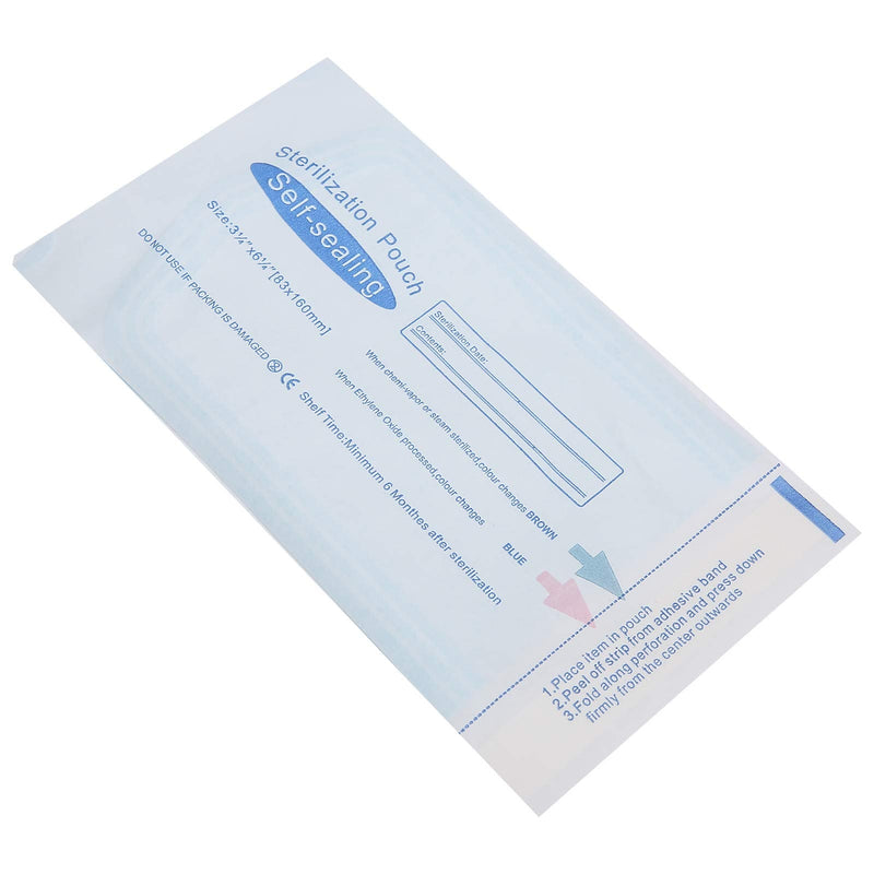  [AUSTRALIA] - Self Adhesive Sterilization Bags Disposable Sterilization Bags Dentist Tools Cosmetic Packaging Hospital 83x160mm 200pcs