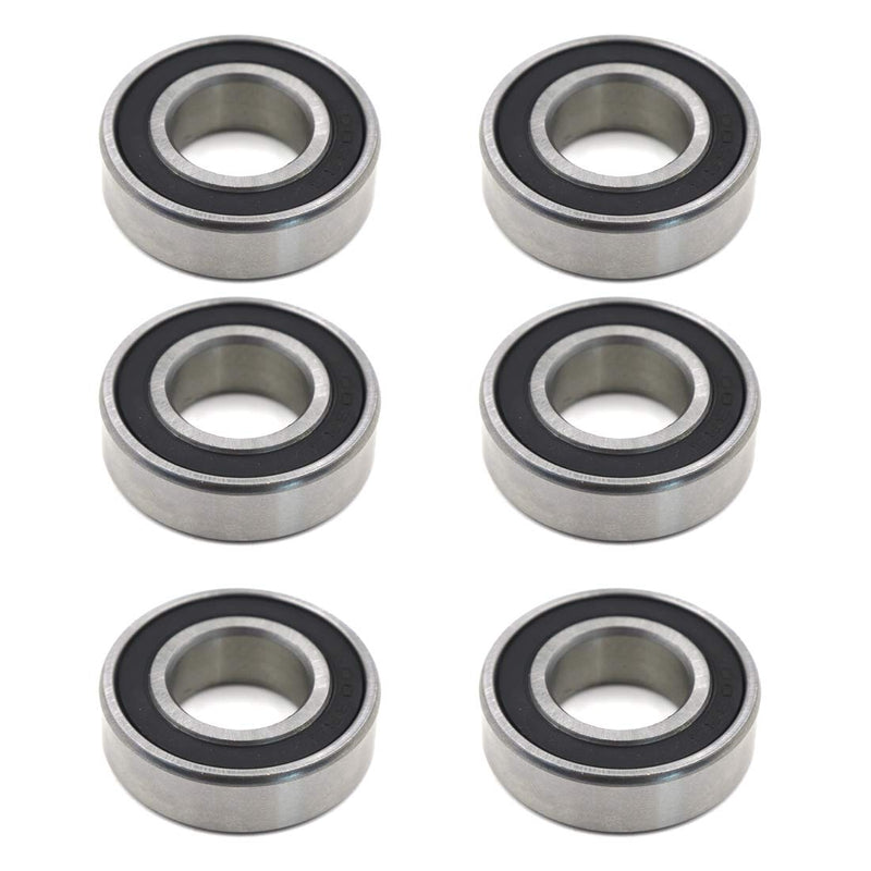  [AUSTRALIA] - Sydien 6Pcs 17x35x10 mm 6003RS Rubber Sealed Ball Bearing Miniature Deep Groove Bearings for Skateboards, Inline Skates, Scooters, Roller Blade Skates & Long Boards 17x35x10mm