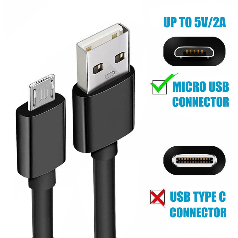  [AUSTRALIA] - Micro USB Cable for Kindle Fire HD 7 8 Tablet 1st to 8th Gen Charging Power Charger Cord Replacement 10Ft